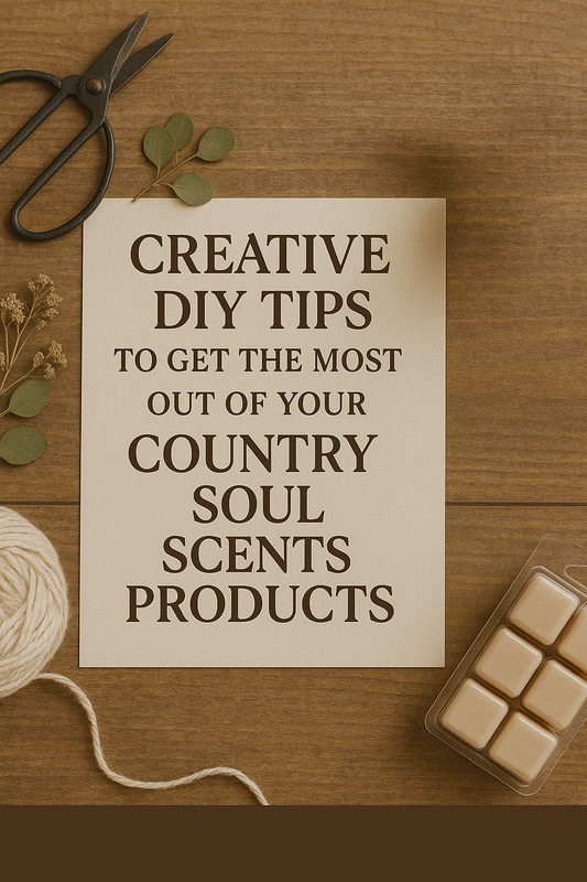 Creative DIY Tips to Get the Most Out of Your Country Soul Scents Products