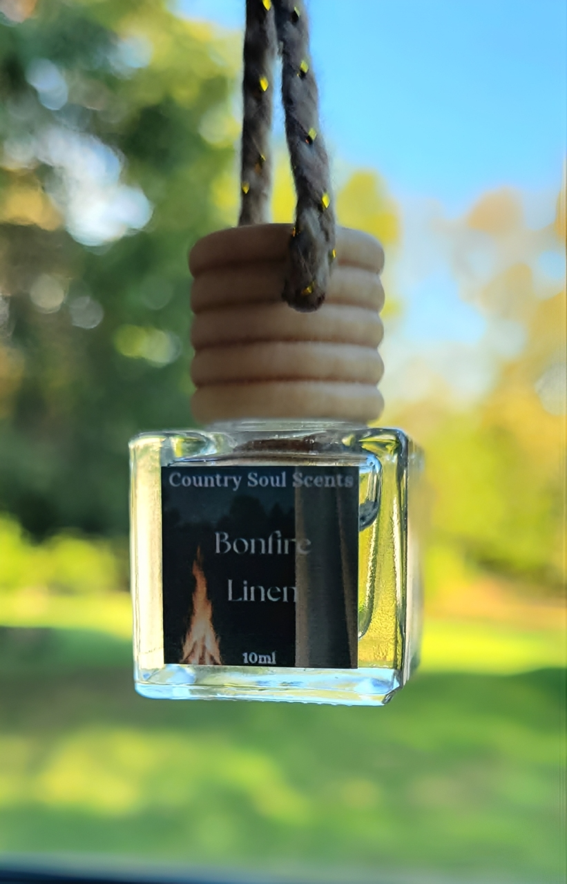 Bonfire Linen Car Hanging Diffuser
