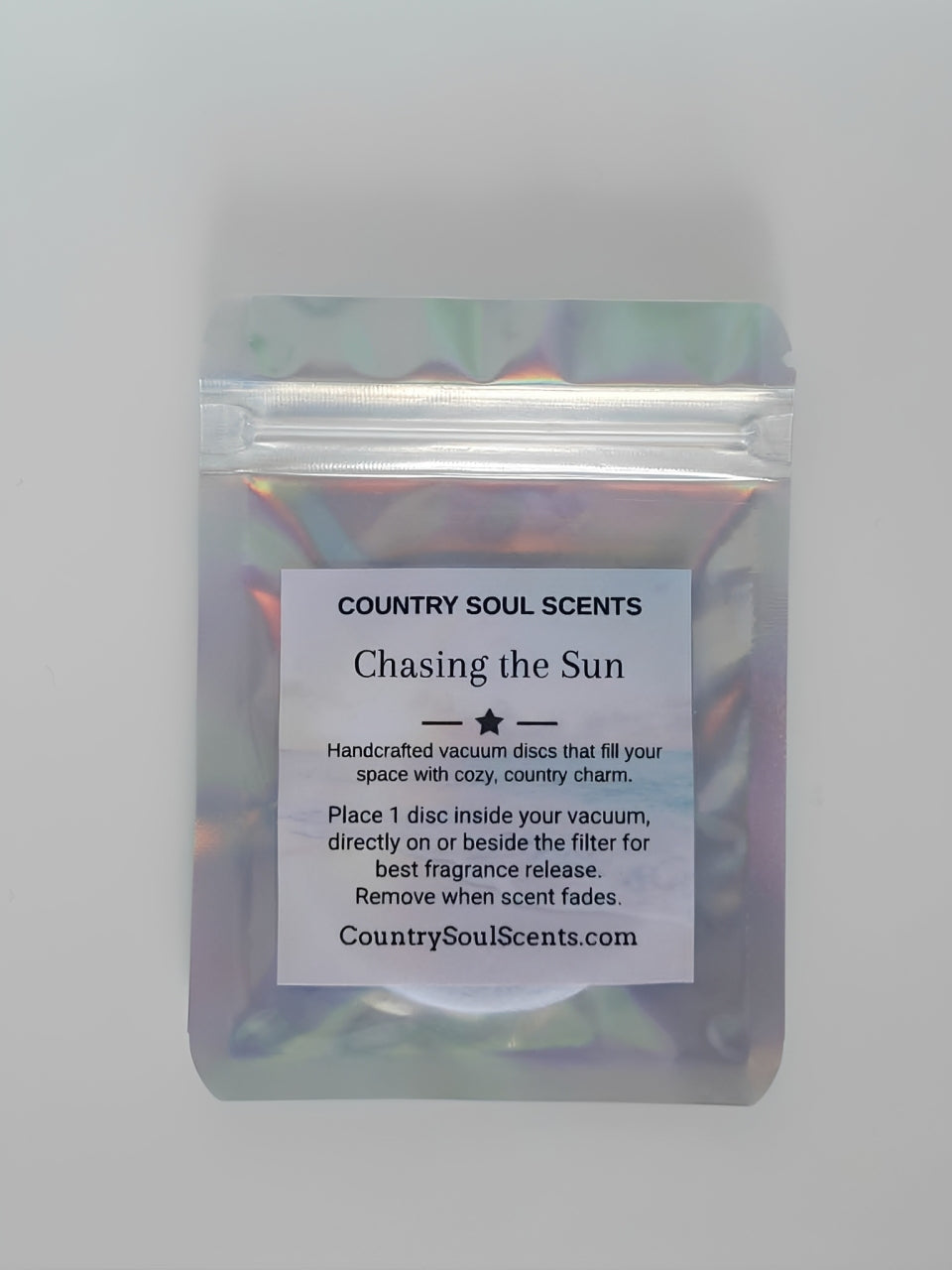 Chasing the Sun Vacuum Discs | Country Soul Scents