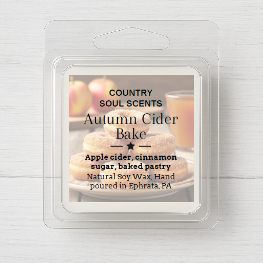 Autumn Cider Bake | 1oz Wax Melt Sample | Country Soul Scents