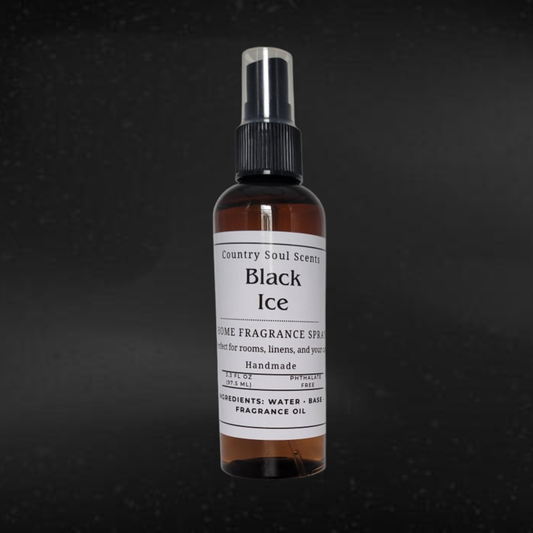 Black Ice | Home Fragrance Spray | Country Soul Scents