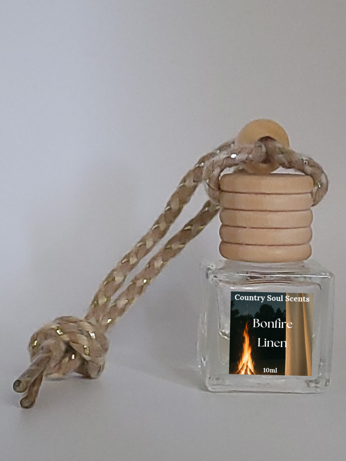 Bonfire Linen Car Hanging Diffuser