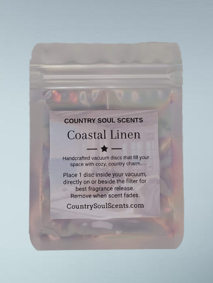Coastal Linen Vacuum Discs | Country Soul Scents