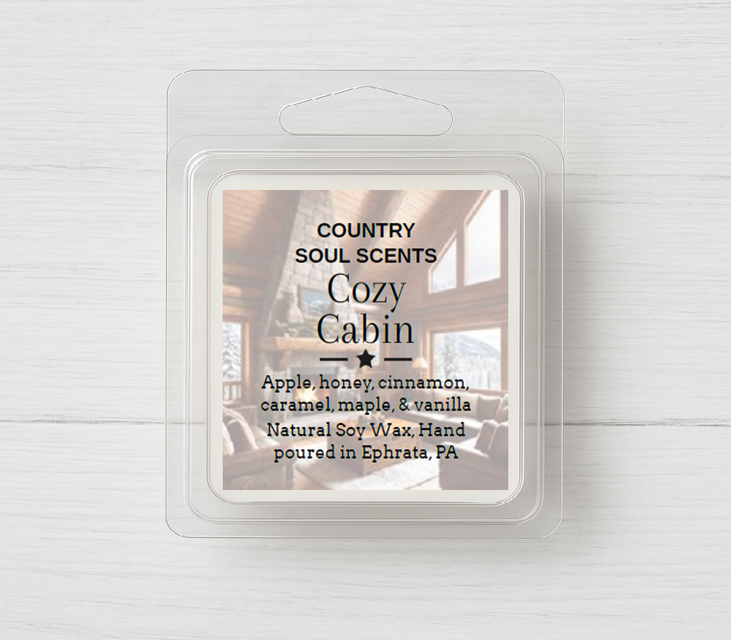 Cozy Cabin | 1oz Wax Melt Sample | Country Soul Scents