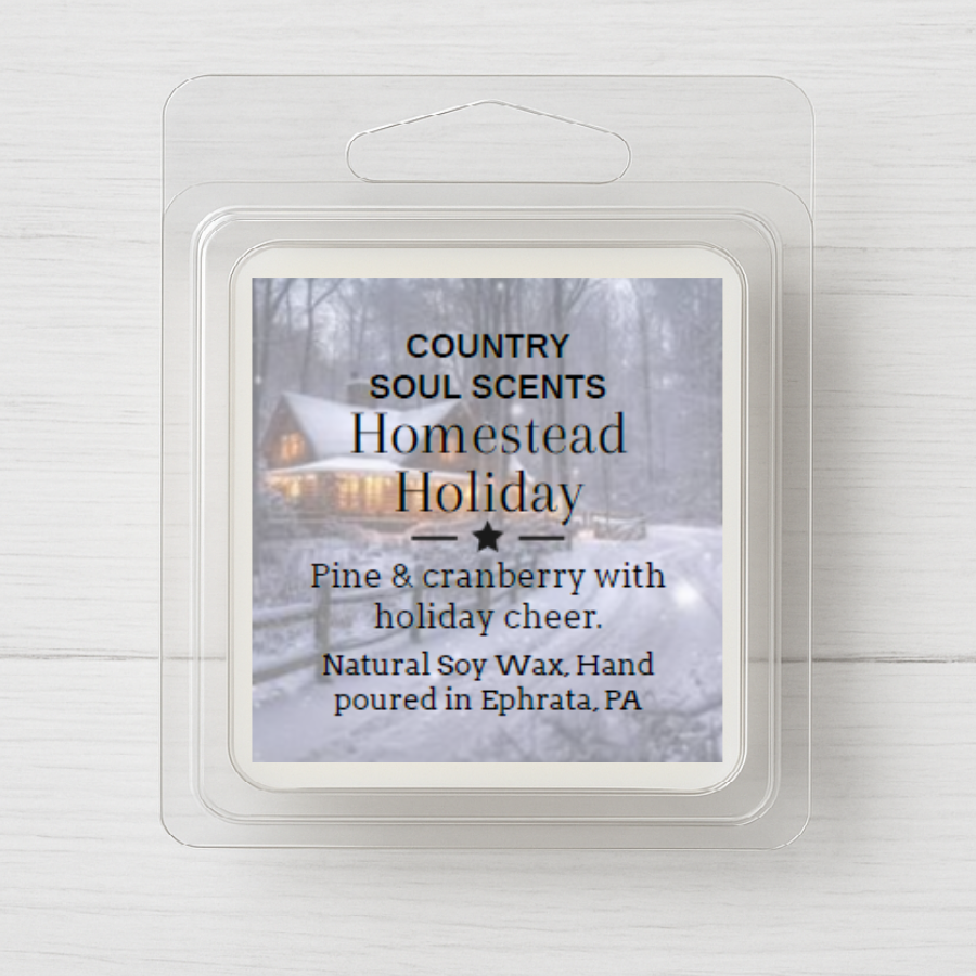 Homestead Holiday | 1oz Wax Melt Sample | Country Soul Scents