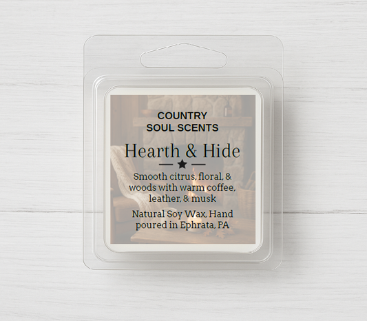 Hearth & Hide | 1oz Wax Melt Sample | Country Soul Scents