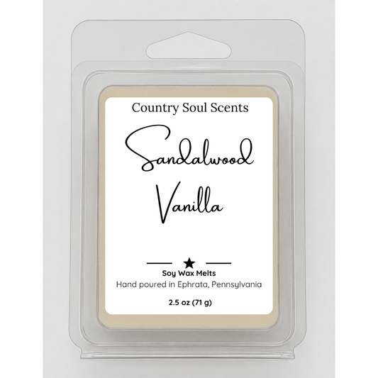 Sandalwood Vanilla | Soy Wax Melts