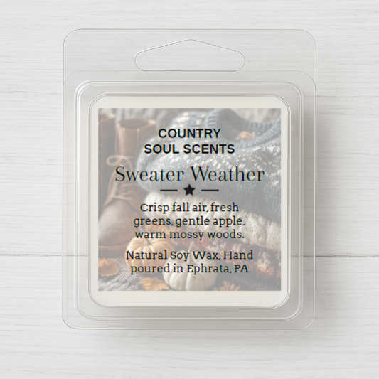 Sweater Weather | 1oz Wax Melt Sample | Country Soul Scents