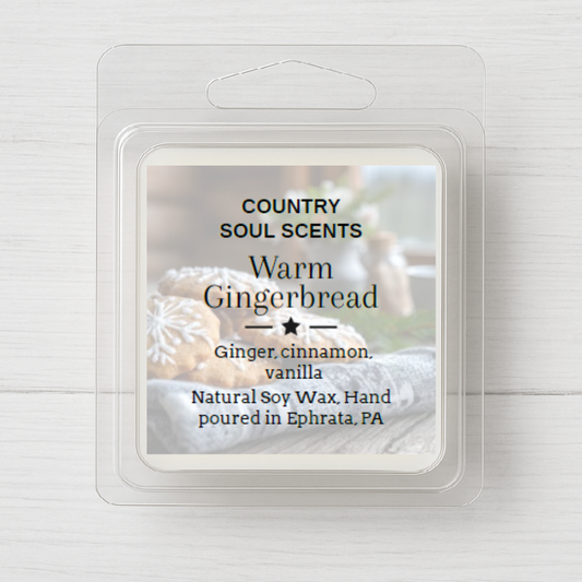 Warm Gingerbread | 1oz Wax Melt Sample | Country Soul Scents