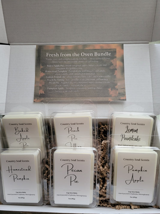 Fresh from the Oven Wax Melt Bundle | Country Soul Scents