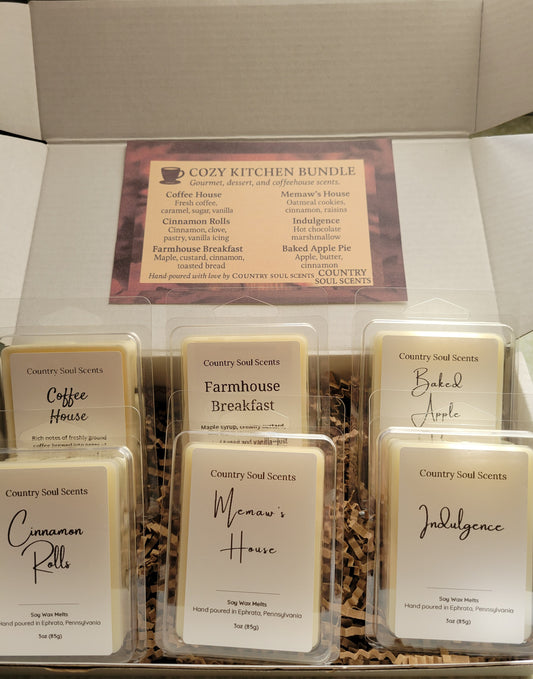 Cozy Kitchen Bundle – 6 Gourmet Scents