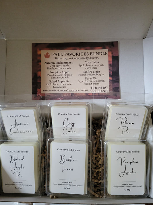 Fall Favorites Bundle – Warm & Cozy Autumn Scents