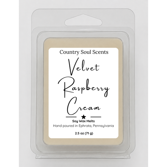 Velvet Raspberry Cream | Soy Wax Melts
